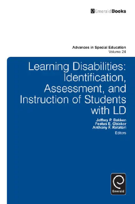 Buy Learning Disabilities (English, Jeffrey P. Bakken | Festus E. Obiakor | Anthony F. Rotatori) — BookShops.in