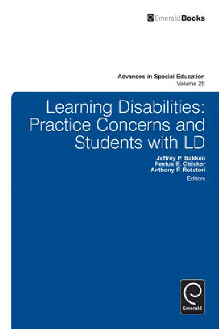 Buy Learning Disabilities (English, Jeffrey P. Bakken | Festus E. Obiakor | Anthony F. Rotatori) — BookShops.in