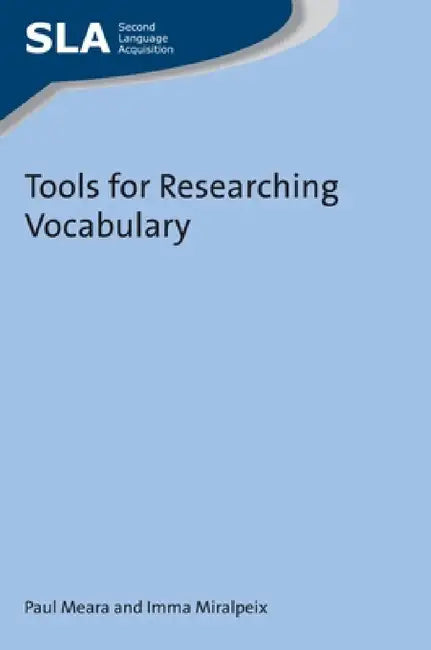 Buy Tools for Researching Vocabulary (English, Paul Meara | Imma Miralpeix) — BookShops.in