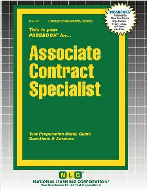 Buy Associate Contract Specialist (English, Passbooks) — BookShops.in