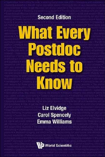 Buy What Every Postdoc Need..(2nd Ed) (English, Elvidge Liz) — BookShops.in