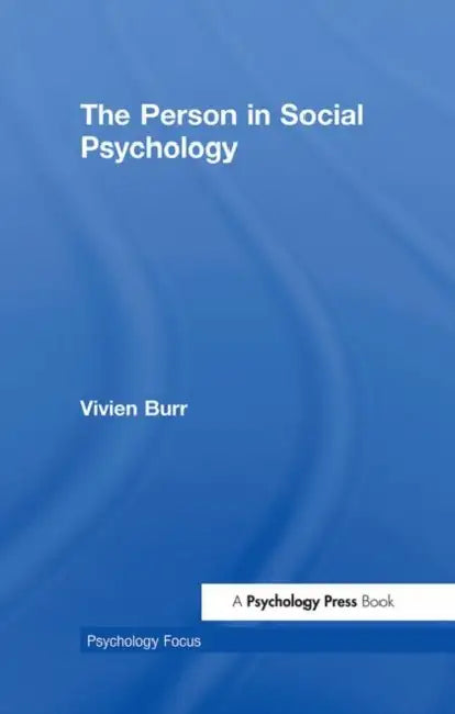 Buy The Person in Social Psychology (English, Vivien Burr) — BookShops.in