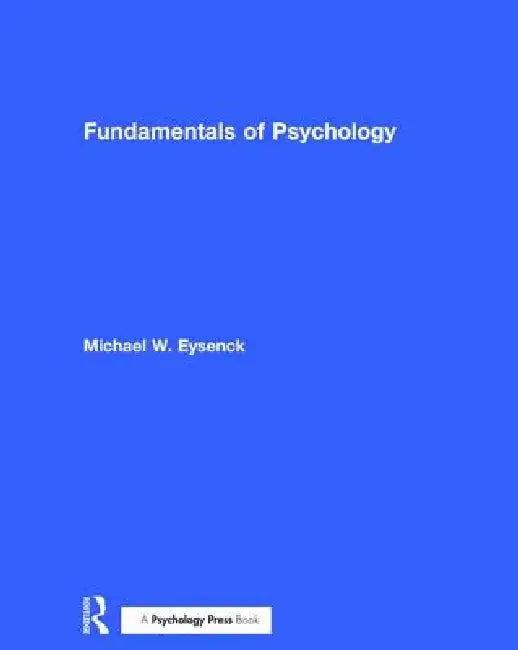Buy Fundamentals of Psychology (English, Michael Eysenck) — BookShops.in