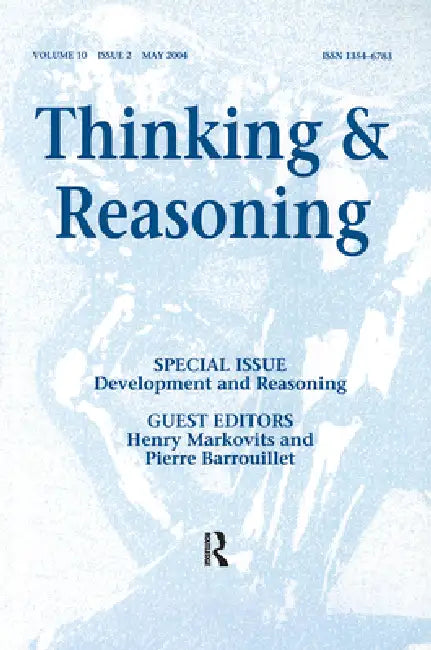 Buy Development and Reasoning (English, Pierre Barrouillet | Henry Markovits) — BookShops.in