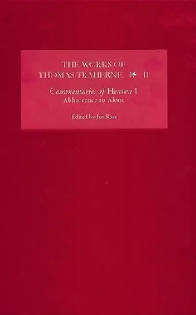 Buy The Works of Thomas Traherne II (English, Jan Ross) — BookShops.in