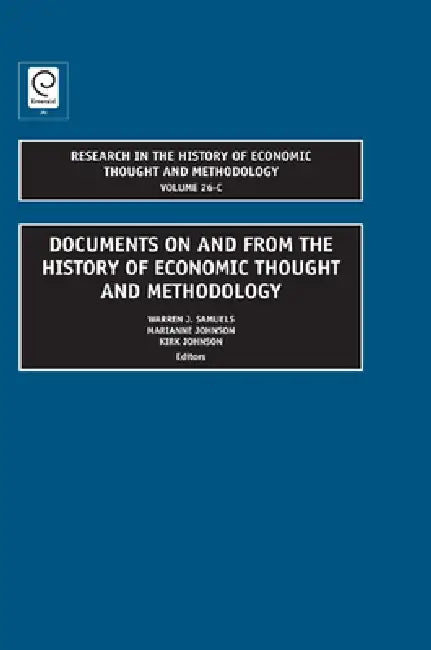 Buy Documents on and from the History of Economic Thought and Methodology (English, Warren J. Samuels | Jeff E. Biddle | Ross B. Emmett) — BookShops.in