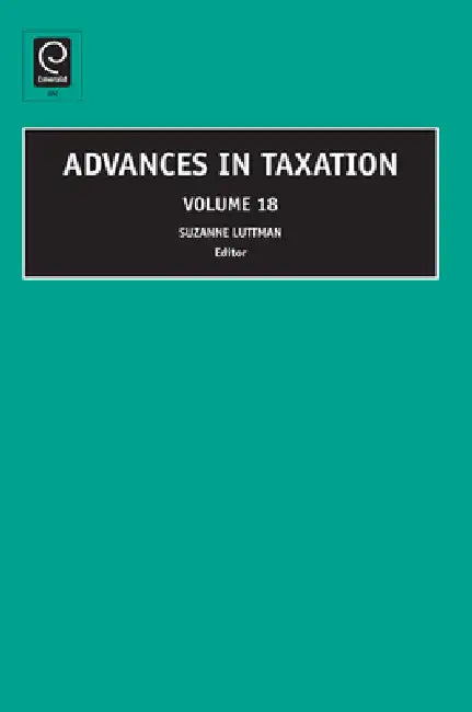 Buy Advances in Taxation (English, Suzanne M. Luttman) — BookShops.in