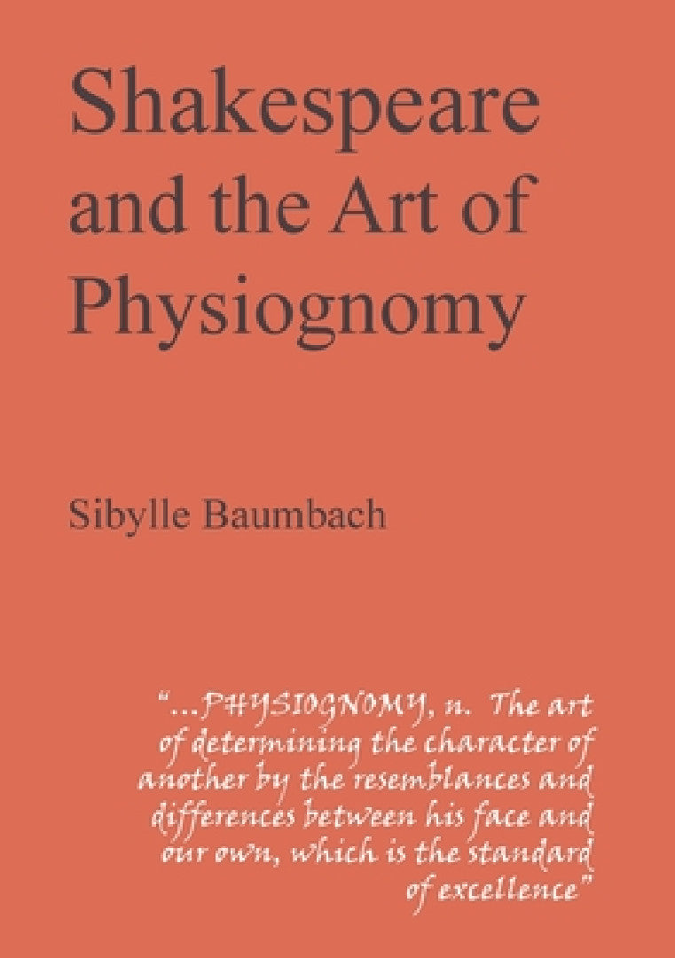 Buy Shakespeare and the Art of Physiognomy (English, Sibylle Baumbach) — BookShops.in