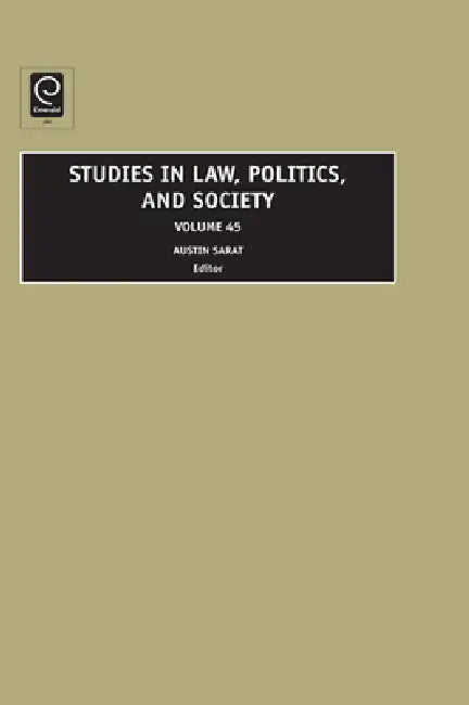 Buy Studies in Law, Politics and Society (English, Austin Sarat) — BookShops.in
