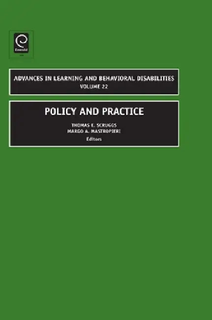 Buy Policy and Practice (English, Thomas E. Scruggs | Margo a. Mastropieri) — BookShops.in
