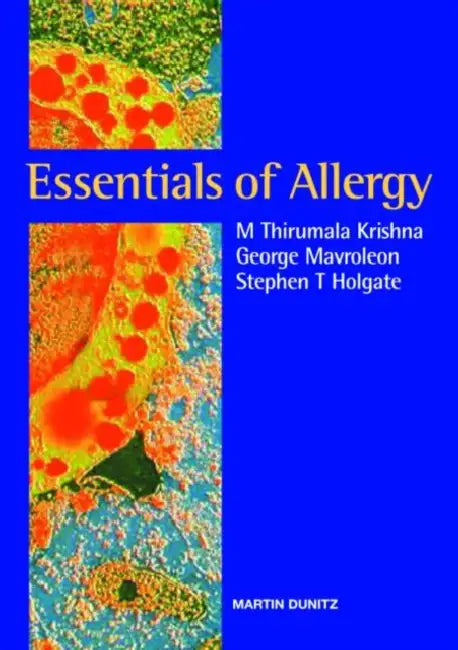 Buy Essentials of Allergy (English, M. Thirumala Krishna | George Mavroleon | Stephen T. Holgate) — BookShops.in