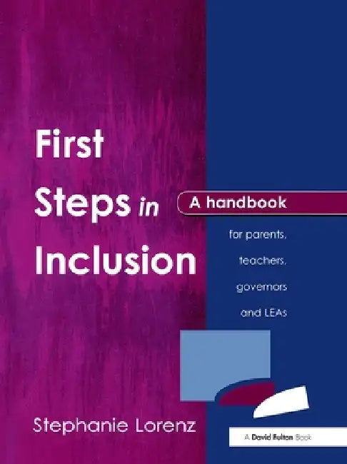 Buy First Steps in Inclusion (English, Stephanie Lorenz) — BookShops.in