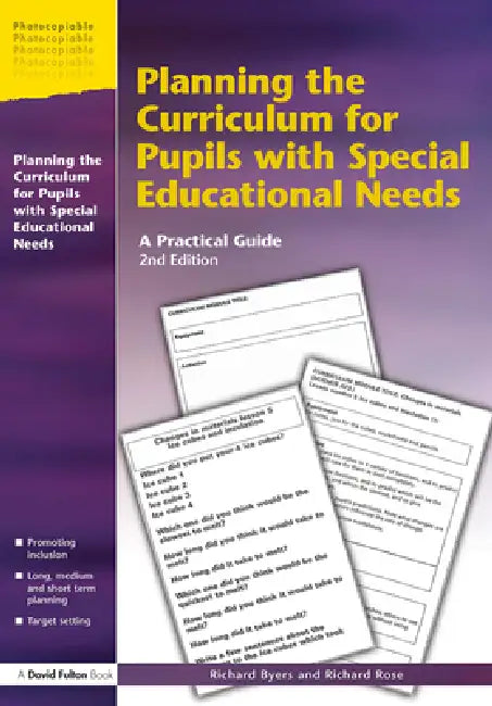 Buy Planning the Curriculum for Pupils with Special Educational Needs (English, Richard Byers | Richard Rose) — BookShops.in