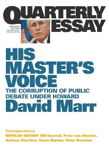Buy His Master's Voice (English, David Marr) — BookShops.in