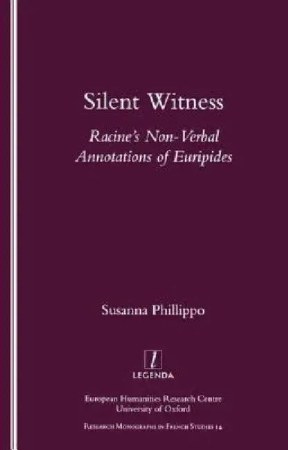 Buy Silent Witness (English, Susanna Phillippo) — BookShops.in