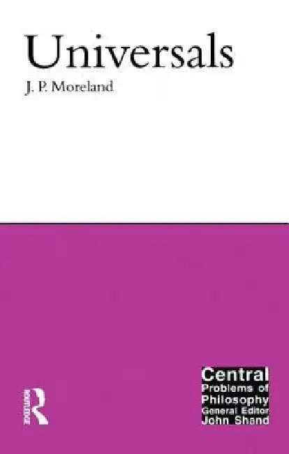 Buy Universals (English, James Porter Moreland) — BookShops.in