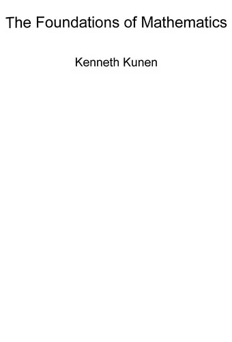 Buy The Foundations of Mathematics (English, Kenneth Kunen) — BookShops.in