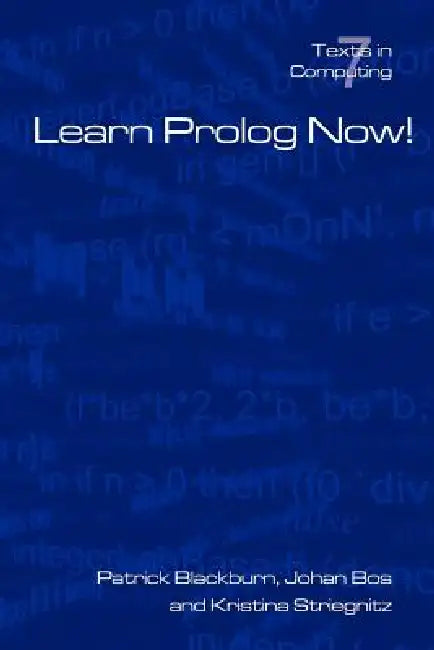 Buy Learn PROLOG Now! (English, P. Blackburn | J. Bos | K. Striegnitz) โ BookShops.in