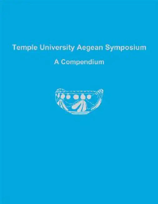 Buy Temple University Aegean Symposium (English, Philip P. Betancourt) — BookShops.in