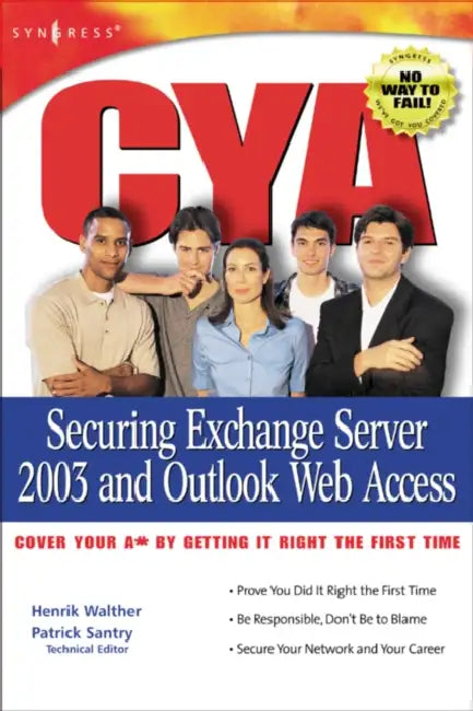 Buy CYA Securing Exchange Server 2003 and Outlook Web Access (English, Gidal) — BookShops.in
