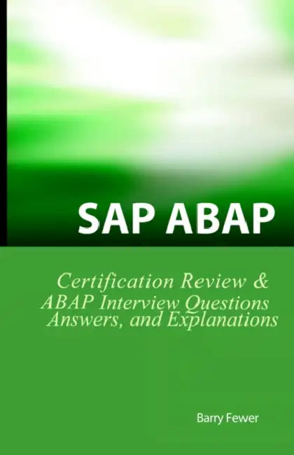 Buy SAP ABAP Certification Review (English, Barry Fewer) — BookShops.in