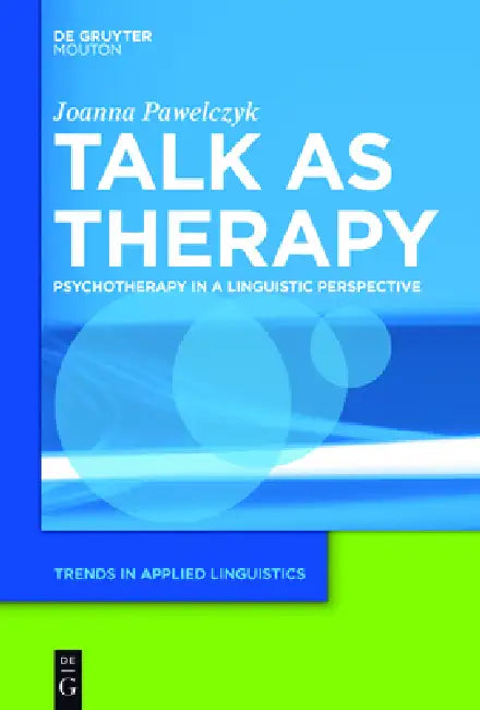 Buy Talk as Therapy (English, Joanna Pawelczyk) — BookShops.in