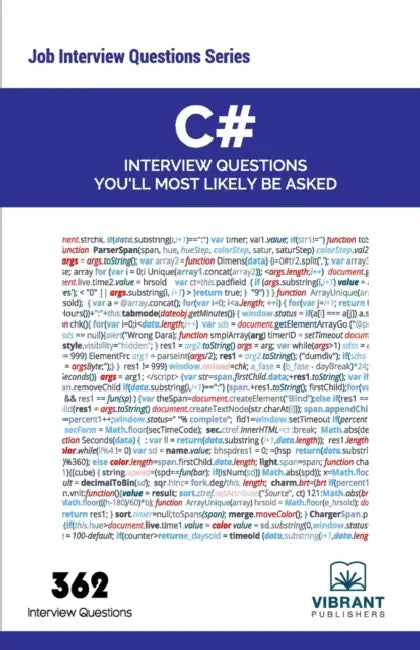 Buy C# Interview Questions You'll Most Likely Be Asked (English, Vibrant Publishers) — BookShops.in