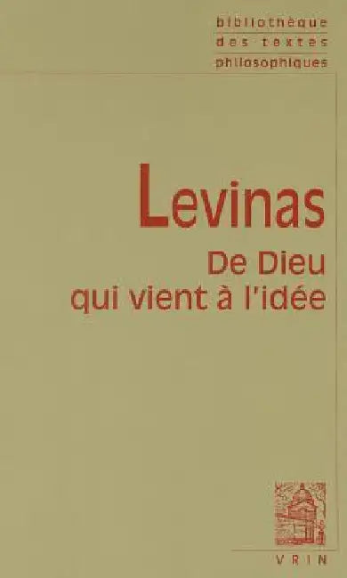 Buy Emmanuel Levinas (English, Vrin) — BookShops.in