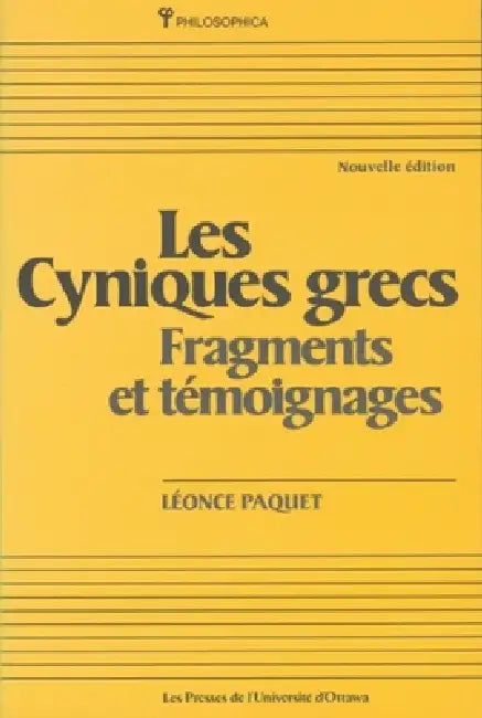 Buy Les Cyniques Grecs (English, Léonce Paquet) — BookShops.in