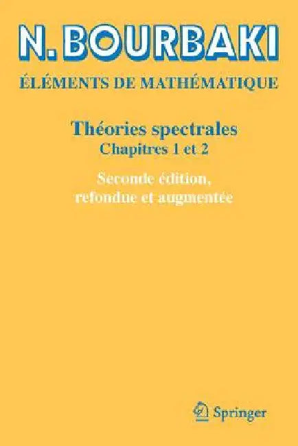 Buy Théories Spectrales (English, N. Bourbaki) — BookShops.in
