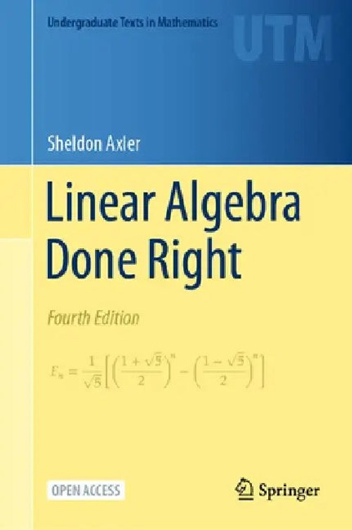 Linear Algebra Done Right – Sheldon Axler view 2