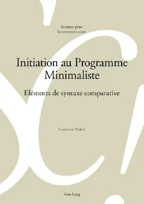 Buy Initiation au Programme Minimaliste (English, Puskas-G) — BookShops.in