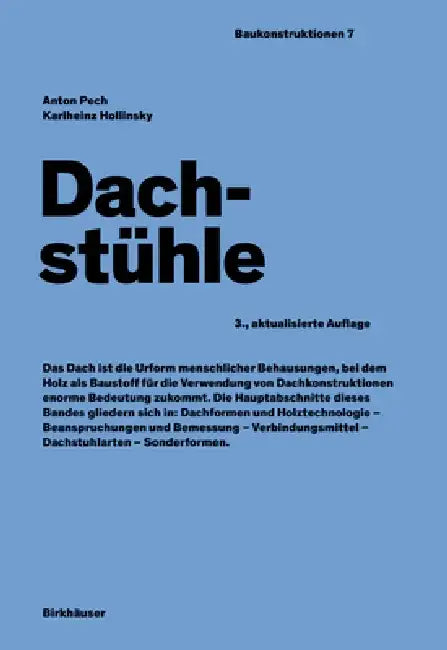 Buy Dachstühle (English, Anton Pech | Karlheinz Hollinsky | Anton Pech) — BookShops.in