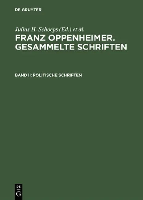 Buy Politische Schriften (English, Elke-Vera Kotowski) — BookShops.in