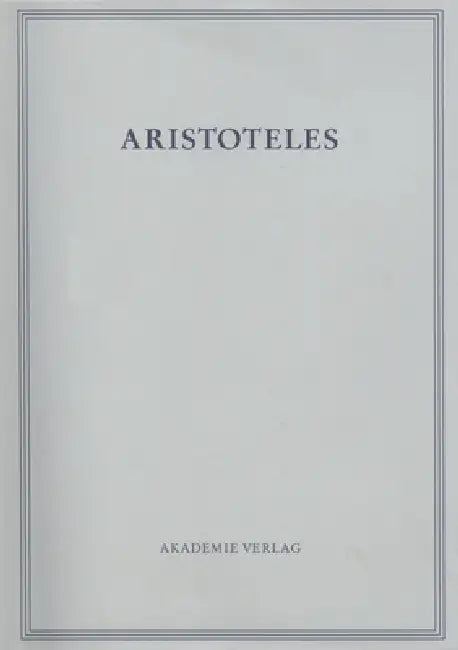 Buy Analytica Priora. Buch I (English, Theodor Ebert | Ulrich Nortmann) — BookShops.in
