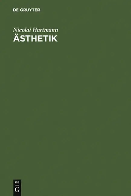 Buy Asthetik (English, Nicolai Hartmann) — BookShops.in