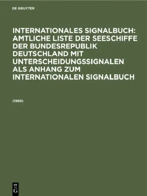 Buy 1969: [Grundwerk] (English, Reichsamt Des Innern) — BookShops.in