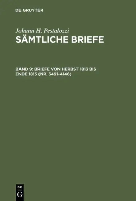 Buy Briefe von Herbst 1813 bis Ende 1815 (Nr. 3491-4146) (English, Emanuel Dejung) — BookShops.in