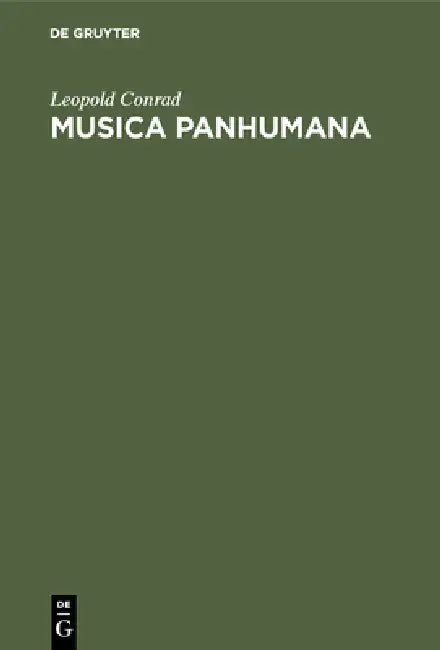 Buy Musica Panhumana (English, Leopold Conrad) — BookShops.in