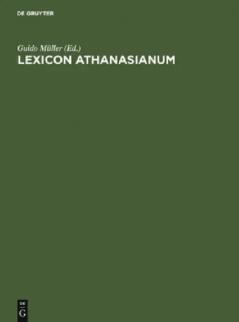 Buy Lexicon Athanasianum (English, Guido Müller) — BookShops.in