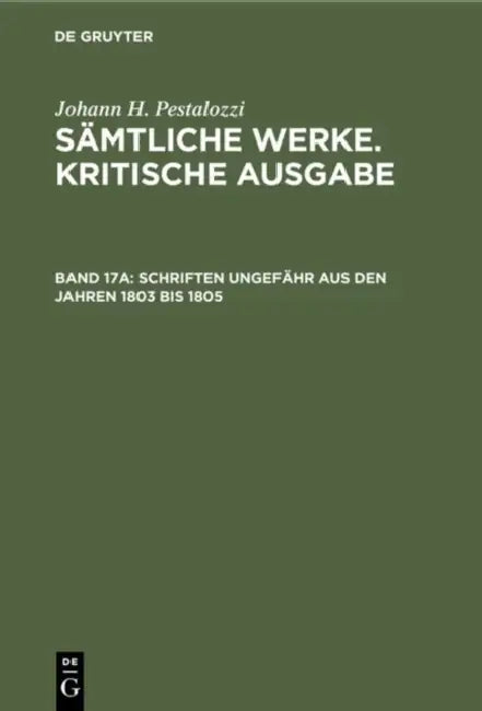 Buy Schriften ungefähr aus den Jahren 1803 bis 1805 (English, Emanuel Dejung) — BookShops.in