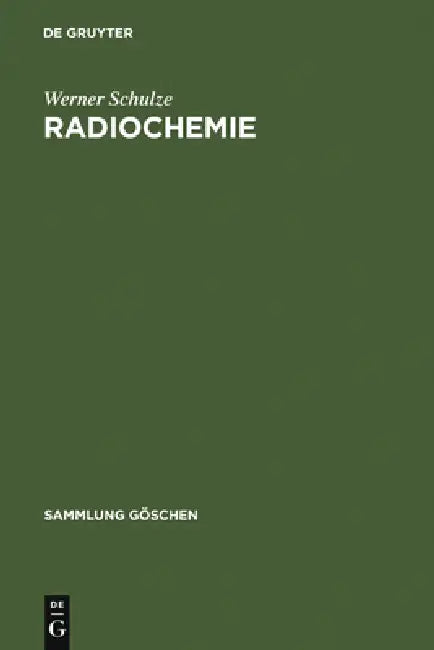 Buy Radiochemie (English, Werner Schulze) — BookShops.in