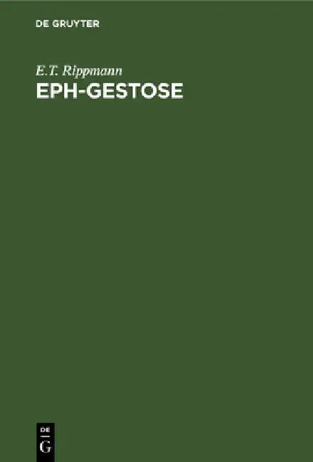 Buy EPH-Gestose (English, E. T. Rippmann) — BookShops.in