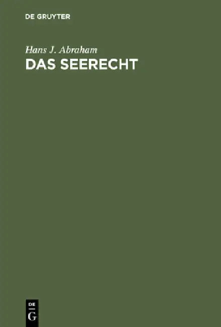 Buy Das Seerecht (English, Hans J. Abraham) — BookShops.in