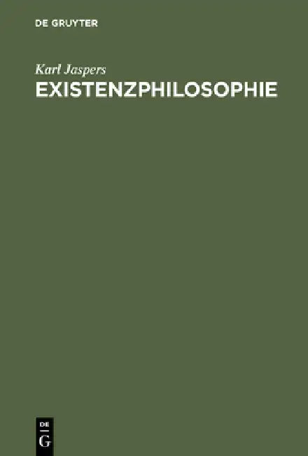 Buy Existenzphilosophie (English, Karl Jaspers) — BookShops.in