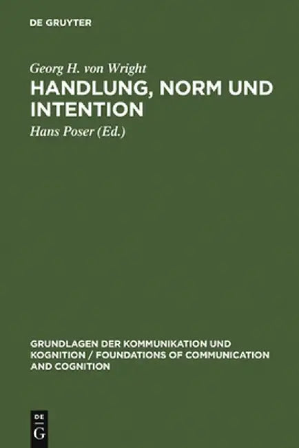 Buy Handlung, Norm Und Intention (English, Georg H. Von Wright) — BookShops.in