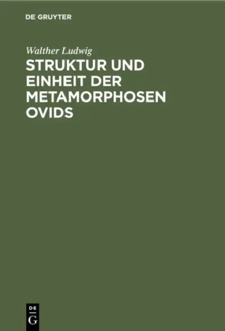 Buy Struktur und Einheit der Metamorphosen Ovids (English, Walther Ludwig) — BookShops.in