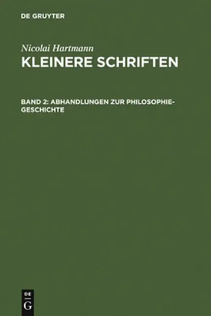 Buy Abhandlungen Zur Philosophie-Geschichte (English, Nicolai Hartmann) — BookShops.in