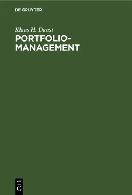 Buy Portfolio-Management (English, Klaus H. Dunst) — BookShops.in