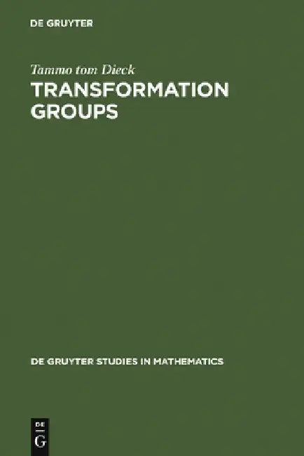 Buy Transformation Groups (English, Tammo Tom Dieck) — BookShops.in